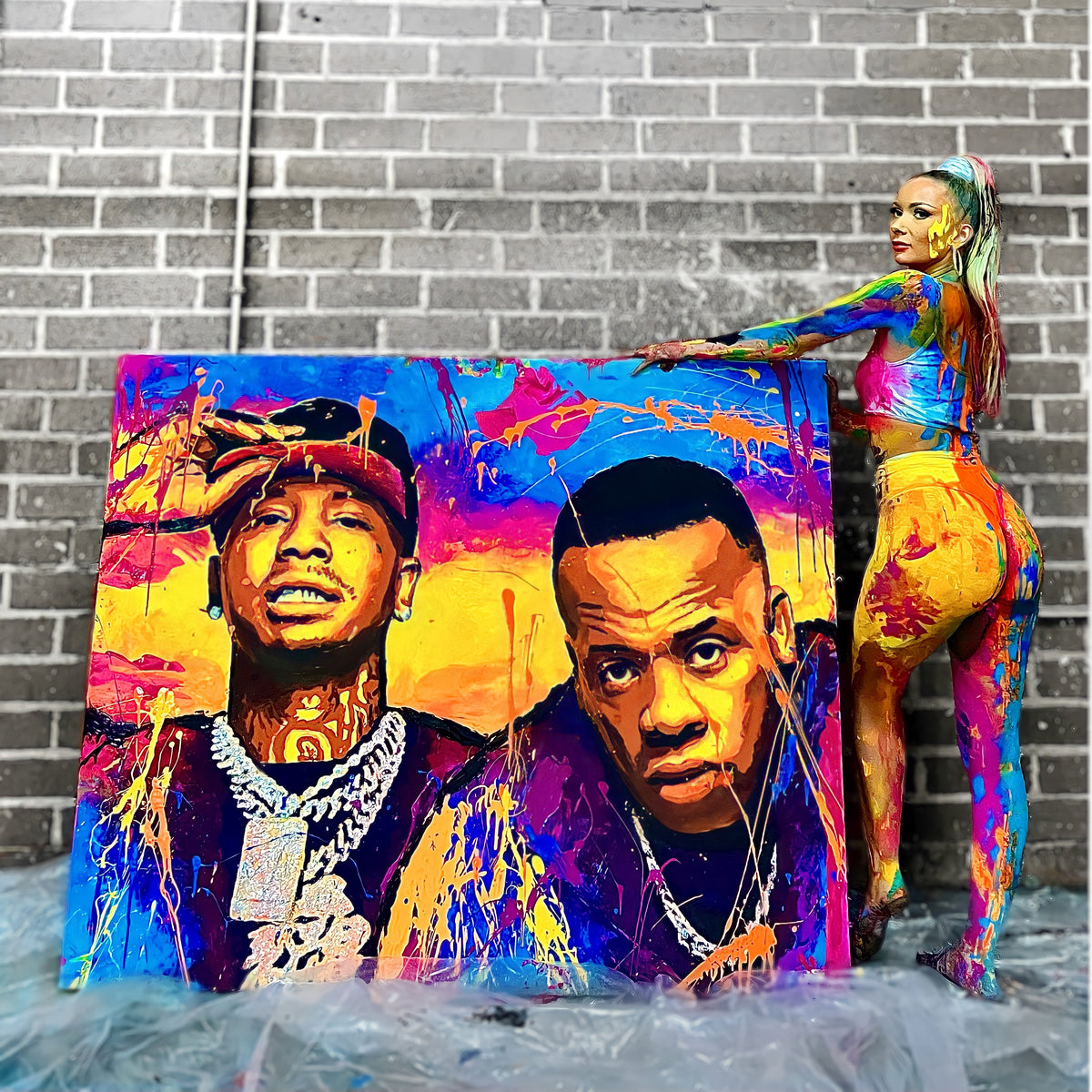 Body Painting Performance for Yo Gotti & Moneybagg Yo