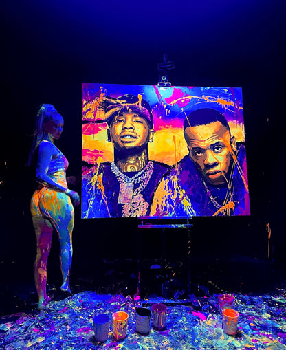 Body Painting Performance for Yo Gotti & Moneybagg Yo